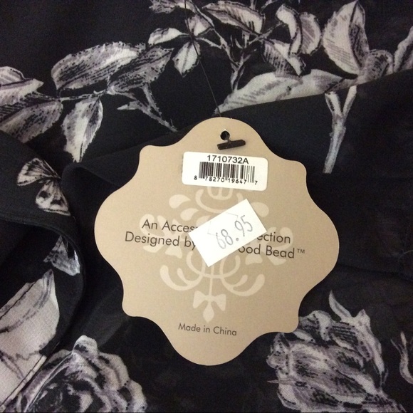 New Coco & Carmen Sheer Floral Long Tunic Top S/M - Picture 7 of 8